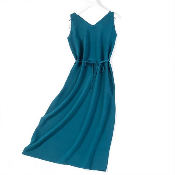 womens 100% pure silk v neck sleeveless solid color long dress l xl jn039 drop shipping, Black;gray
womens 100% pure silk v neck sleeveless solid color long dress l xl jn039 drop shipping, Black;gray