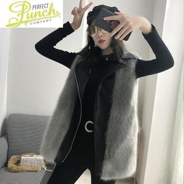 korean women's winter leather coat vest autumn faux fur collar coats and jackets female vests winterjas dames wpy17331, Black
korean women's winter leather coat vest autumn faux fur collar coats and jackets female vests winterjas dames wpy17331, Black