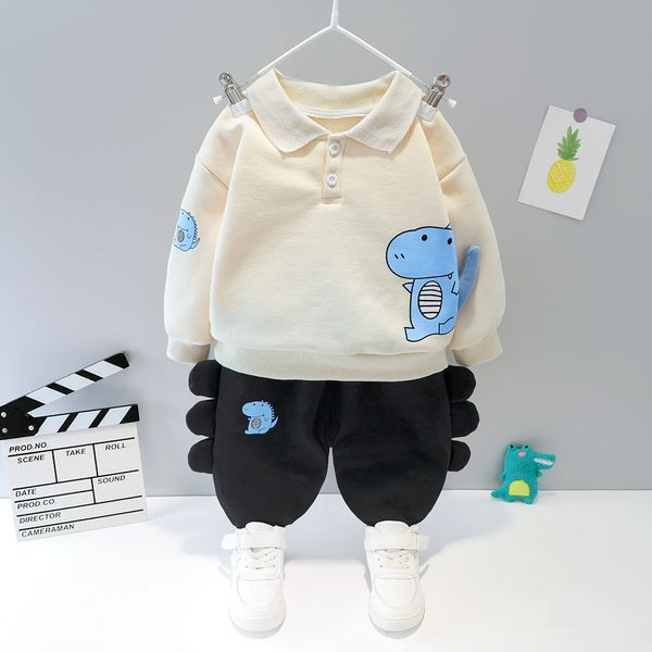 kids designer clothes girls 2020 children's two piece set plush thickened two piece set cartoon dinosaur pattern set korean children�, White
kids designer clothes girls 2020 children's two piece set plush thickened two piece set cartoon dinosaur pattern set korean children�, White