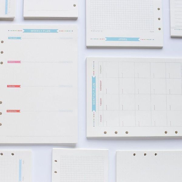 minkys 40 sheet a5/a6 6 ring paper refill loose-leaf binder inside page to do/weekly/monthly/grid agenda school stationery1, Purple;pink
minkys 40 sheet a5/a6 6 ring paper refill loose-leaf binder inside page to do/weekly/monthly/grid agenda school stationery1, Purple;pink