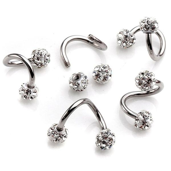 hoop & huggie alloy transparent rhinestone s-shaped twisted ear spiral cartilage ring travel commemorative gift, Golden;silver
hoop & huggie alloy transparent rhinestone s-shaped twisted ear spiral cartilage ring travel commemorative gift, Golden;silver
