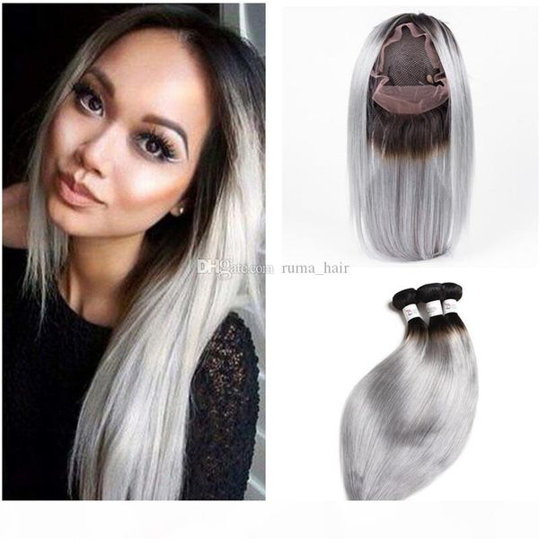 siver grey ombre peruvian virgin human hair weaves with 360 band lace closure straight 1b grey ombre 360 lace frontal with 3 bundles, Black;brown
siver grey ombre peruvian virgin human hair weaves with 360 band lace closure straight 1b grey ombre 360 lace frontal with 3 bundles, Black;brown