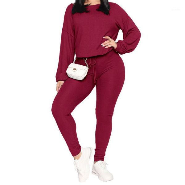 meihuida 2021 fashion women's long sleeve trouser suit, solid color tight sports set, round collar lace-up outfits1, Gray
meihuida 2021 fashion women's long sleeve trouser suit, solid color tight sports set, round collar lace-up outfits1, Gray