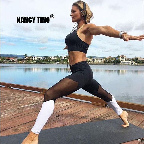 yoga outfits nancy tino women pants quick dry mesh splice waist elastic stretch skinny trousers workout fitness sports leggings, White;red
yoga outfits nancy tino women pants quick dry mesh splice waist elastic stretch skinny trousers workout fitness sports leggings, White;red