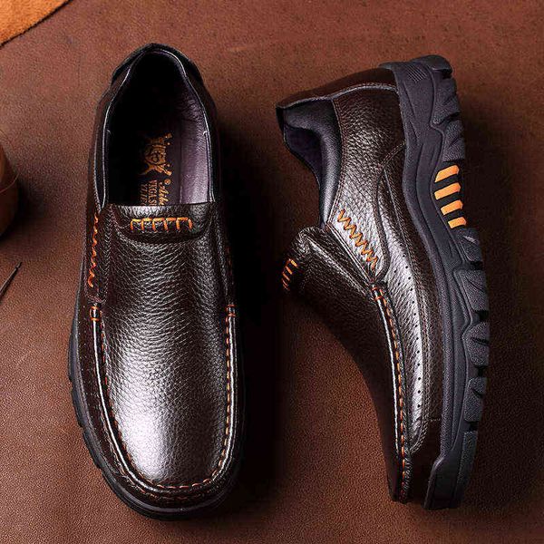 dress shoes new2022 newly men's genuine leather size 38-46 head soft anti-slip driving man spring business 220223, Black
dress shoes new2022 newly men's genuine leather size 38-46 head soft anti-slip driving man spring business 220223, Black