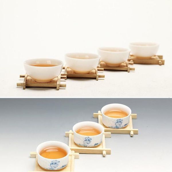factory price set bamboo cup handmade mat square coaster place for kungfu kitchen accessories drink tea tools
factory price set bamboo cup handmade mat square coaster place for kungfu kitchen accessories drink tea tools