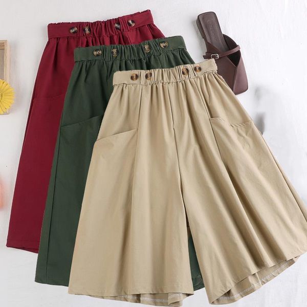 spring summer women wide leg pants lady high waist with pocket loose pants skirts knee length fashion casual female pant, Black;white
spring summer women wide leg pants lady high waist with pocket loose pants skirts knee length fashion casual female pant, Black;white