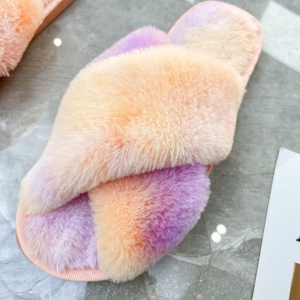 new autumn winter house women fur slippers multi color comfortable flat ladies shoes non slip indoor ladies furry slippers 201203, Black
new autumn winter house women fur slippers multi color comfortable flat ladies shoes non slip indoor ladies furry slippers 201203, Black