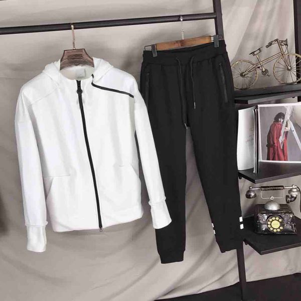 sportswear suit male 2021 outdoor leisure running fitness hooded cardigan two-piece female jacket sweater black and white l-3xl, Gray
sportswear suit male 2021 outdoor leisure running fitness hooded cardigan two-piece female jacket sweater black and white l-3xl, Gray