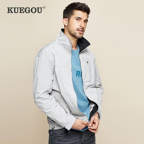 kuegou 2020 autumn embroidery letter jacket men and coats outwear streetwear for male wear fashion workwear vintage clothes 0918, Black;brown
kuegou 2020 autumn embroidery letter jacket men and coats outwear streetwear for male wear fashion workwear vintage clothes 0918, Black;brown