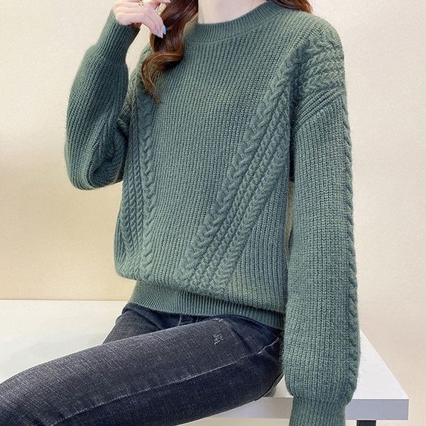 women's sweaters women 2021 autumn winter loose sweater female pullover casual o-neck long sleeve knit ladies jumpers basic s893, White;black
women's sweaters women 2021 autumn winter loose sweater female pullover casual o-neck long sleeve knit ladies jumpers basic s893, White;black