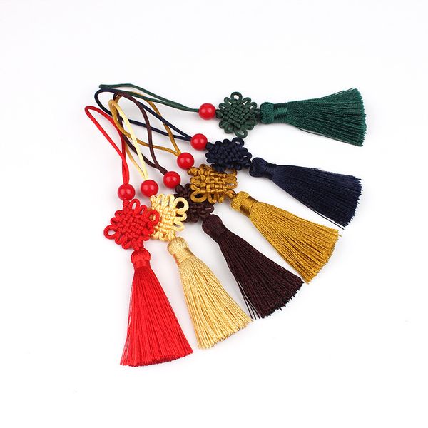 satin silk arts handmade chinese knot with soft tassels for wealth and good fortune for home office decor&car hanging decoration 12cm 122075
satin silk arts handmade chinese knot with soft tassels for wealth and good fortune for home office decor&car hanging decoration 12cm 122075