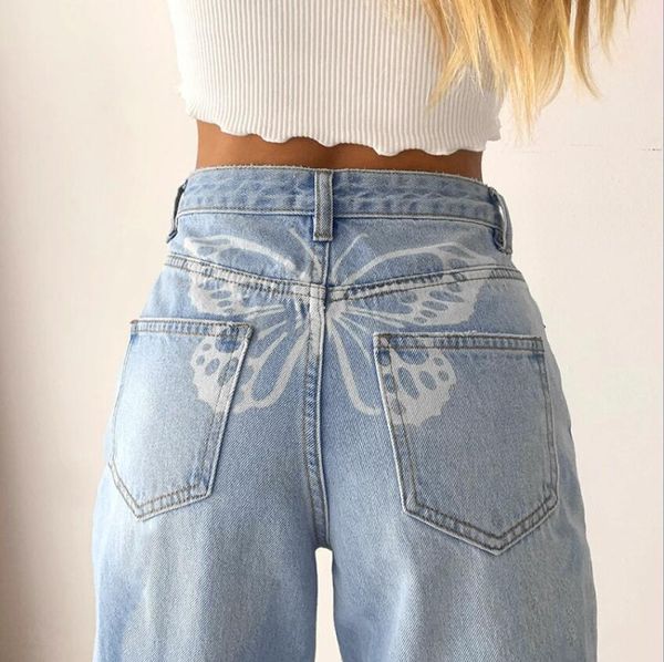 sweet harajuku printed butterfly women's vintage 2021 korean jeans straight line brem pantalon femme p2169 pants ynn1, Black;white
sweet harajuku printed butterfly women's vintage 2021 korean jeans straight line brem pantalon femme p2169 pants ynn1, Black;white