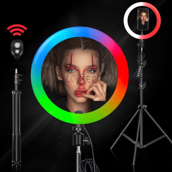 6/10/12inch rgb led ring light selfie ring lamp 15 colors 3 model with tripod stand usb plug for youtube live makeup pgraphy
6/10/12inch rgb led ring light selfie ring lamp 15 colors 3 model with tripod stand usb plug for youtube live makeup pgraphy
