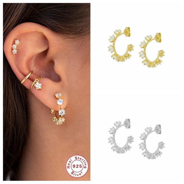 925 sterling silver statement earring minimalist bling crystal geometric stud earrings for women girls lovers' anniversary gift, Golden;silver
925 sterling silver statement earring minimalist bling crystal geometric stud earrings for women girls lovers' anniversary gift, Golden;silver