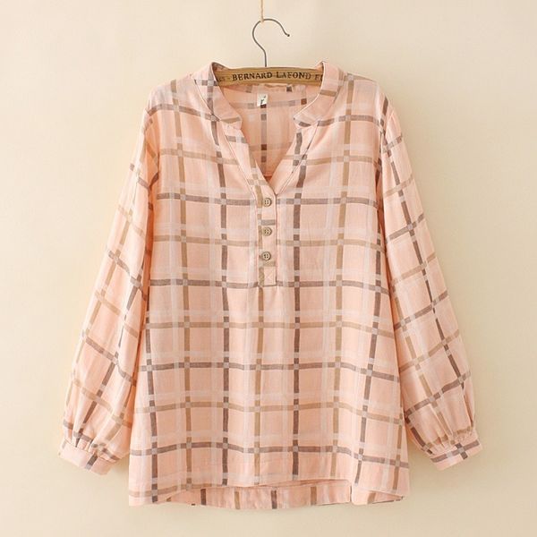 xl-4xl plus size female blouse with neckline v plaid pink yellow long sleeve muslim 6b6p, White
xl-4xl plus size female blouse with neckline v plaid pink yellow long sleeve muslim 6b6p, White