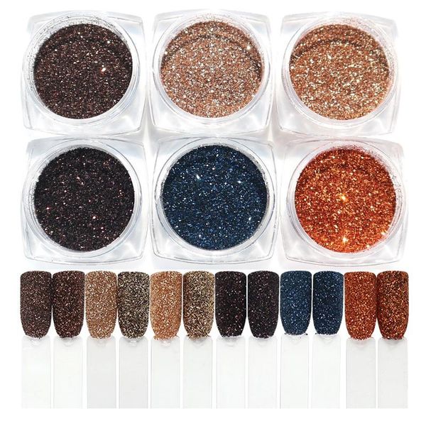 nail glitter 6pcs gold silver sandy dust powder shiny luxury sparkles art sequins pigment flakes 3d manicure decoration set, Silver;gold
nail glitter 6pcs gold silver sandy dust powder shiny luxury sparkles art sequins pigment flakes 3d manicure decoration set, Silver;gold