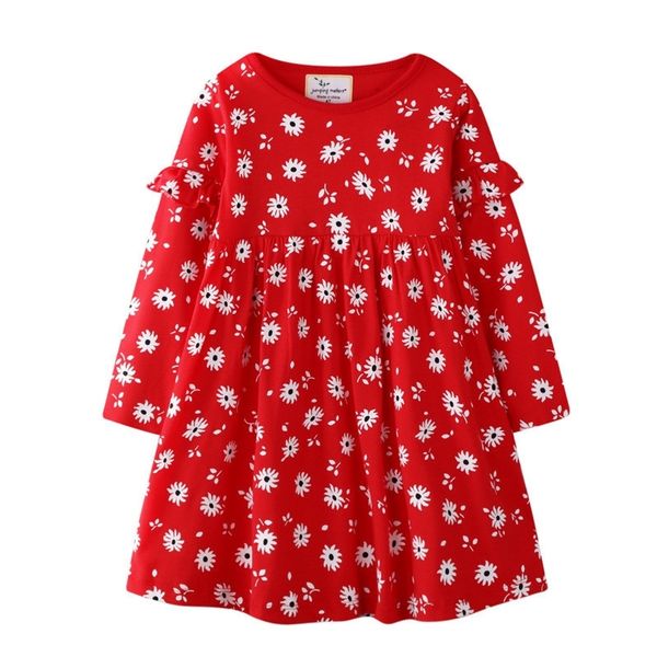 jumping meters princess floral children dresses kids girl flowers print cotton dress baby spring fall dresses kids girls clothes 201202, Red;yellow
jumping meters princess floral children dresses kids girl flowers print cotton dress baby spring fall dresses kids girls clothes 201202, Red;yellow