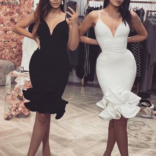 white black knee length cocktail dresses 2020 new sheath fashion party gown formal real dress
white black knee length cocktail dresses 2020 new sheath fashion party gown formal real dress