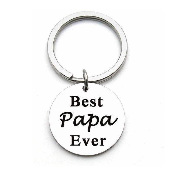 papa ever engraved stainless steel keychain fashion fathers day gifts, Slivery;golden
papa ever engraved stainless steel keychain fashion fathers day gifts, Slivery;golden