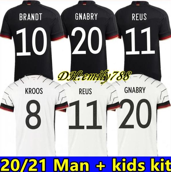 2020 german soccer jersey national team man women kids kit gnabry werner havertz football jersey deutscher sane kroos reus, Black;yellow
2020 german soccer jersey national team man women kids kit gnabry werner havertz football jersey deutscher sane kroos reus, Black;yellow