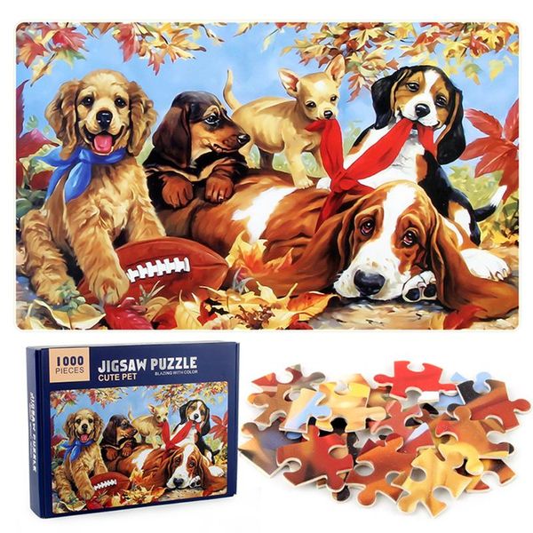 new jigsaw puzzles 1000pcs cute paper assembling picture cute dog puzzle toys for adults children games educational gift
new jigsaw puzzles 1000pcs cute paper assembling picture cute dog puzzle toys for adults children games educational gift
