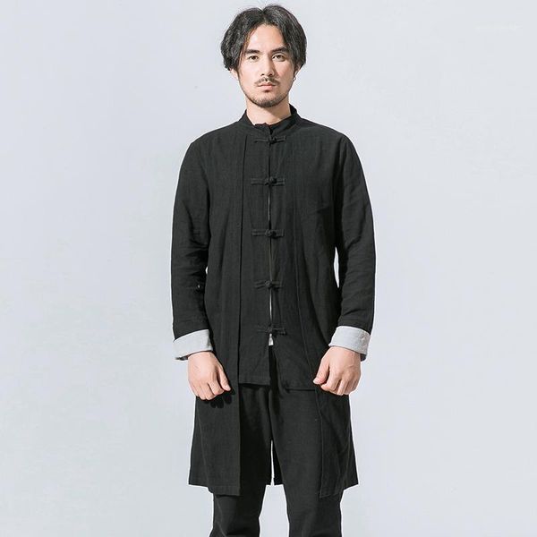 chinese kongfu clothes men stand collar coon linen long trench coat male fashion casual slim fit cardigan jacket1, Tan;black
chinese kongfu clothes men stand collar coon linen long trench coat male fashion casual slim fit cardigan jacket1, Tan;black