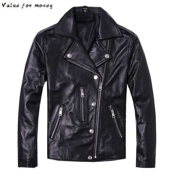 new shipping. soft sheepskin motor coat.mens genuine leather jacket.slim biker's clothes.plus size quality jackets, Black
new shipping. soft sheepskin motor coat.mens genuine leather jacket.slim biker's clothes.plus size quality jackets, Black