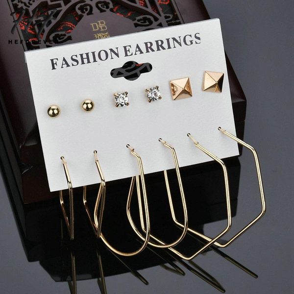 geometric silver color zircon metal hoop earrings for women creative punk 6 pair/set earings fashion jewelry kb290 kb291, Golden;silver
geometric silver color zircon metal hoop earrings for women creative punk 6 pair/set earings fashion jewelry kb290 kb291, Golden;silver