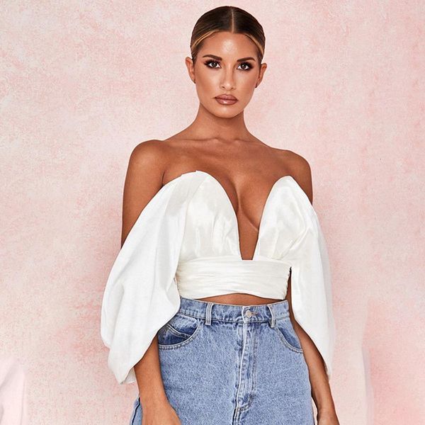 deep v neck off shoulder white crop women autumn 2021 bow lace up backless tees solid cropped feminino shirts
deep v neck off shoulder white crop women autumn 2021 bow lace up backless tees solid cropped feminino shirts