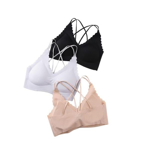 bras one-piece ice fabric seamless cross strap strapless solid color beauty-back gathered comfortable without rims sports underwear, Red;black
bras one-piece ice fabric seamless cross strap strapless solid color beauty-back gathered comfortable without rims sports underwear, Red;black