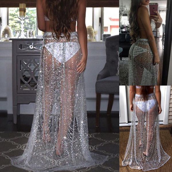 skirts summer beachwear rhinestone long sequin skirt loose side split mesh see through gold maxi glitter sparkle female1, Black
skirts summer beachwear rhinestone long sequin skirt loose side split mesh see through gold maxi glitter sparkle female1, Black