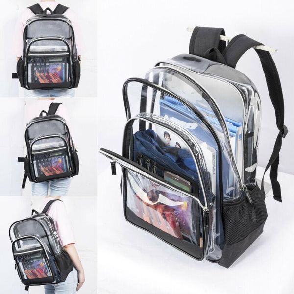 2020 new travel bag pvc transparent school security clear backpack bookbag plastic 
2020 new travel bag pvc transparent school security clear backpack bookbag plastic