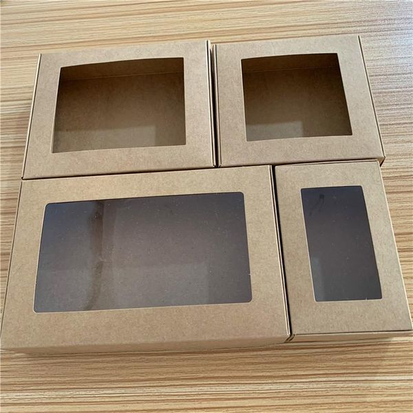 24pcs multi size paper soap box kraft paper gift box package with clear pvc window candy favors diy krafts display kraft1
24pcs multi size paper soap box kraft paper gift box package with clear pvc window candy favors diy krafts display kraft1