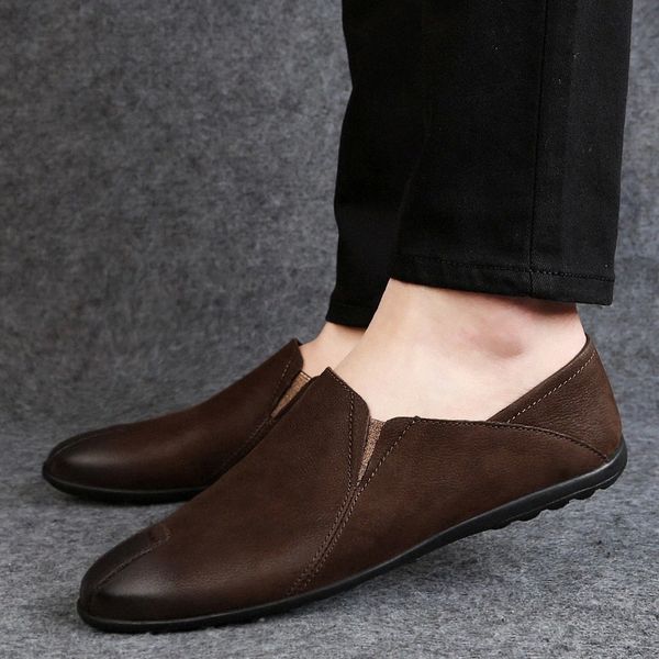 men genuine leather shoes breathable spli-on men's casual shoes light soft mens loafers driving shoes moccasins zapatos hombre #o93l
men genuine leather shoes breathable spli-on men's casual shoes light soft mens loafers driving shoes moccasins zapatos hombre #o93l
