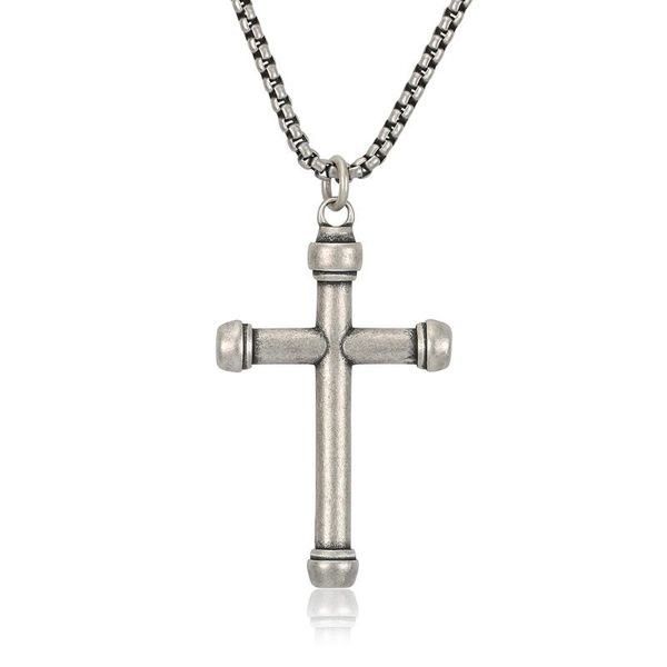 pendant necklaces bofee punk vintage cross chain necklace stainless steel choker charm metal male fashion jewelry gift women men wholesale, Silver
pendant necklaces bofee punk vintage cross chain necklace stainless steel choker charm metal male fashion jewelry gift women men wholesale, Silver