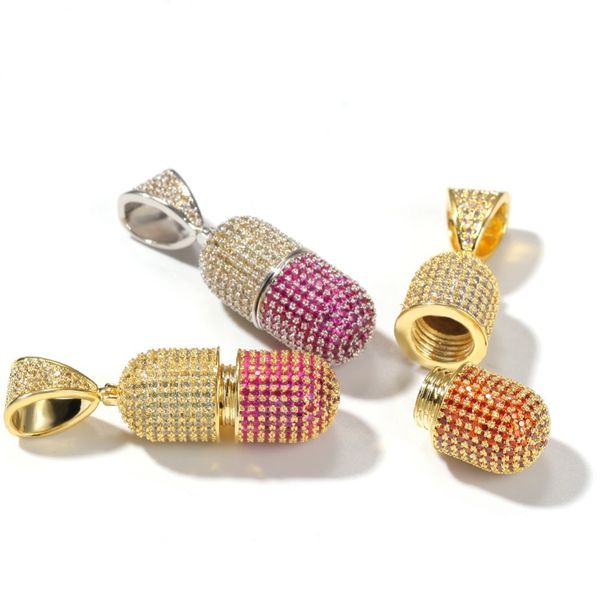 out colorful iced pills pendant with chain aaa zircon 3 colours of men necklace new arrival hip hop jewelry xkpf, Silver
out colorful iced pills pendant with chain aaa zircon 3 colours of men necklace new arrival hip hop jewelry xkpf, Silver
