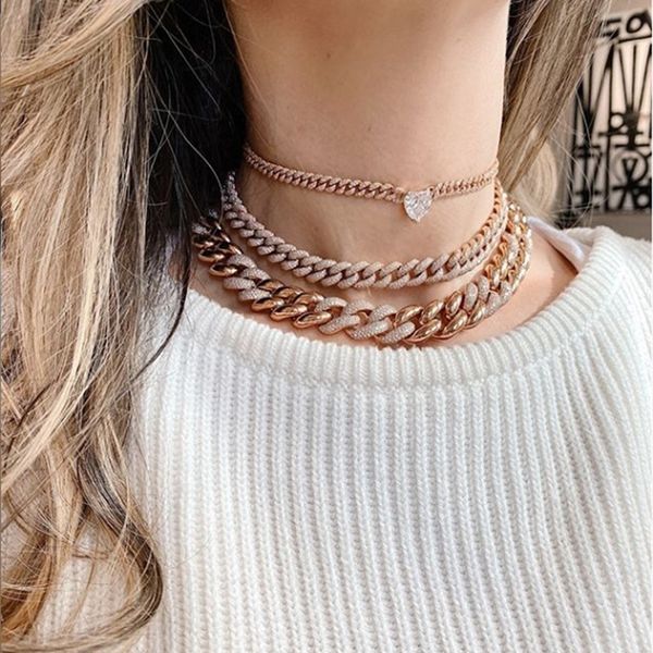 women choker multi layer wide curb cuban link chain necklace gold rose gold love heart starburst northstar cz girlfriend jewelry y200730, Silver
women choker multi layer wide curb cuban link chain necklace gold rose gold love heart starburst northstar cz girlfriend jewelry y200730, Silver