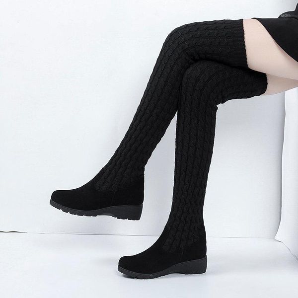 boots pupuda wedges women winter knee high platform chunky 2021 casual shoes1, Black
boots pupuda wedges women winter knee high platform chunky 2021 casual shoes1, Black