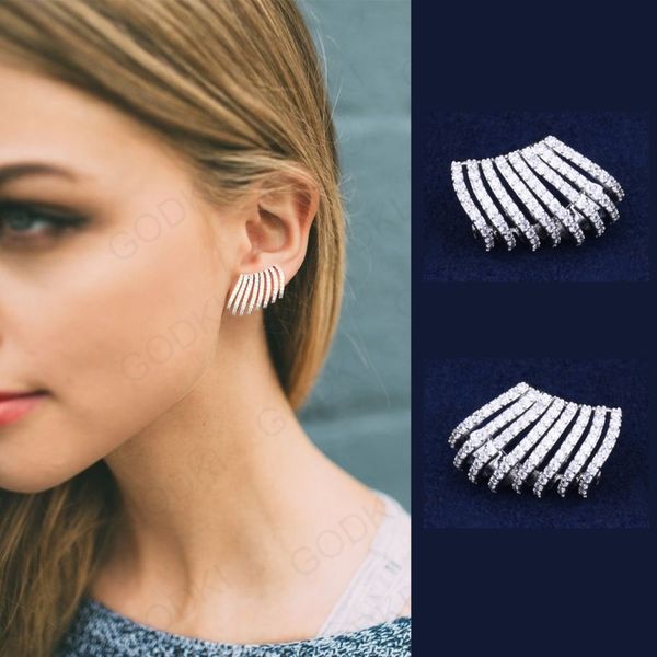 godki 19mm elegant claws full cover for earlobe cubic zircon dubai silver stud earrings for women wedding boucle d'oreille 210202, Golden;silver
godki 19mm elegant claws full cover for earlobe cubic zircon dubai silver stud earrings for women wedding boucle d'oreille 210202, Golden;silver