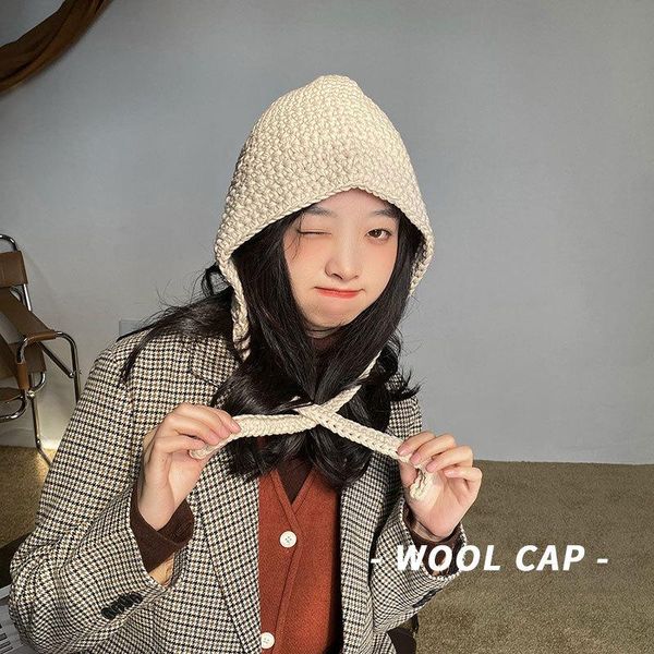 2020 New Winter Woman French Style Inner Mongolia Fashion Warm Autumn Winter Korean Knitted Cute flutter Ribbon Cashmere Hats, Blue;gray
2020 New Winter Woman French Style Inner Mongolia Fashion Warm Autumn Winter Korean Knitted Cute flutter Ribbon Cashmere Hats, Blue;gray