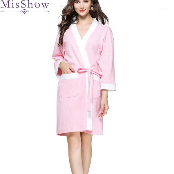 female spring summer 2019 new waffle robe solid color women kimono bathrobe gown 100% cotton night dress sleepwear1, Black;red
female spring summer 2019 new waffle robe solid color women kimono bathrobe gown 100% cotton night dress sleepwear1, Black;red