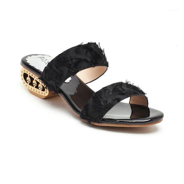 slippers women's summer wear 2021 solid color korean fashion go out low heel comfortable flip flops1, Black
slippers women's summer wear 2021 solid color korean fashion go out low heel comfortable flip flops1, Black