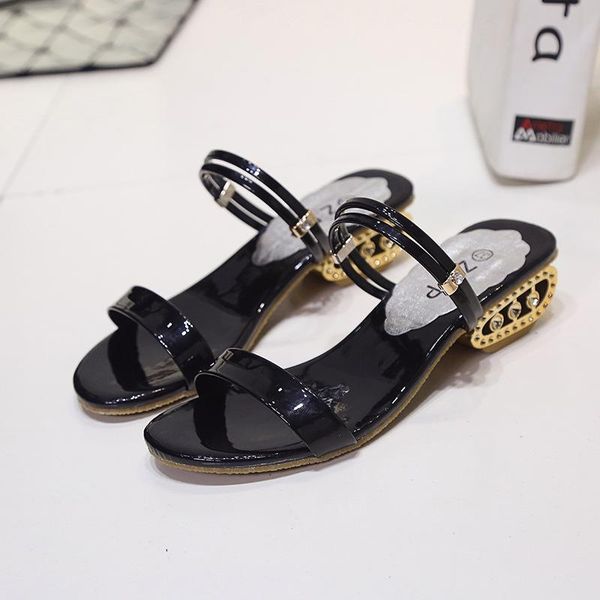 women's summer shoes 2021 new fish mouth sandals women's low heel water dril slippers antiskid sandals, Black
women's summer shoes 2021 new fish mouth sandals women's low heel water dril slippers antiskid sandals, Black