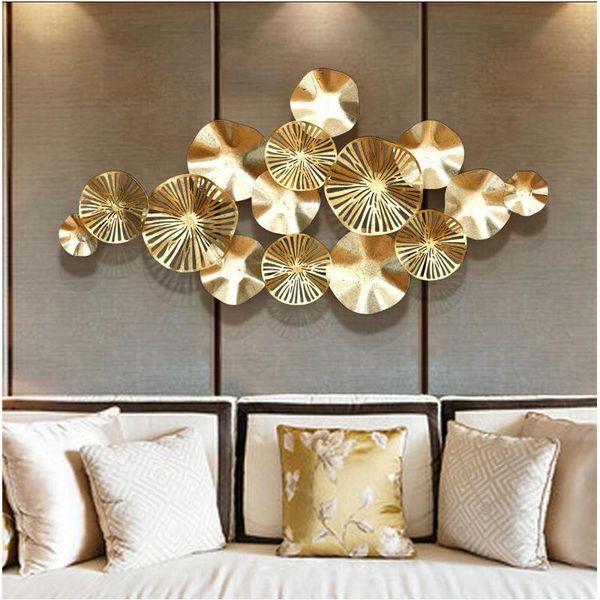 wall stickers luxury shiny gold wrought iron 3d stereo metal lotus leaf mural craft decoration sofa background mounted ornament
wall stickers luxury shiny gold wrought iron 3d stereo metal lotus leaf mural craft decoration sofa background mounted ornament