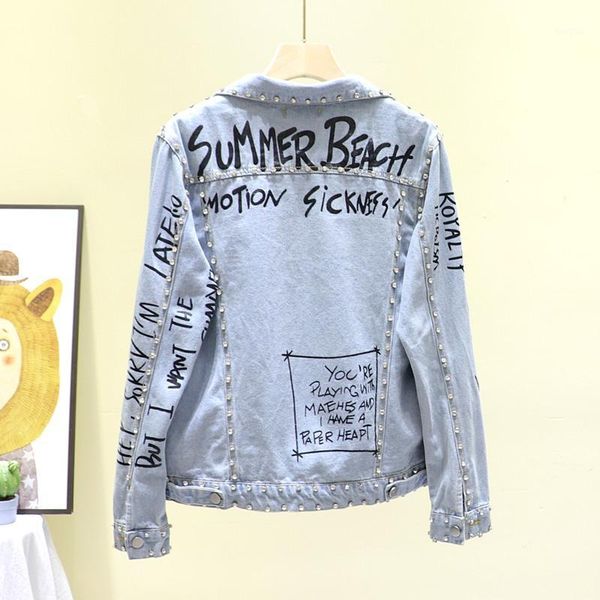 2020 spring diamonds letter print short denim jacket women streetwear jaquetas feminina plus size casual washed blue jean jacket1, Black;brown
2020 spring diamonds letter print short denim jacket women streetwear jaquetas feminina plus size casual washed blue jean jacket1, Black;brown