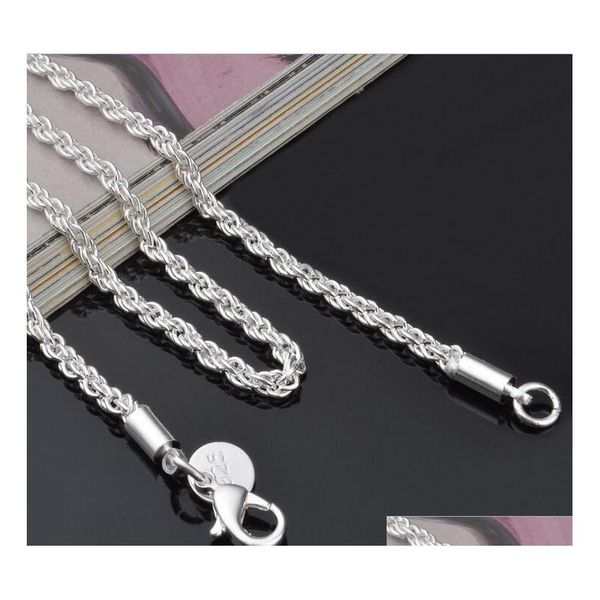 new arrival 925 sterling silver necklace chains pretty cute fashion charm 3mm rope chain necklaces jewelry 16-30 inches yoqkb
new arrival 925 sterling silver necklace chains pretty cute fashion charm 3mm rope chain necklaces jewelry 16-30 inches yoqkb