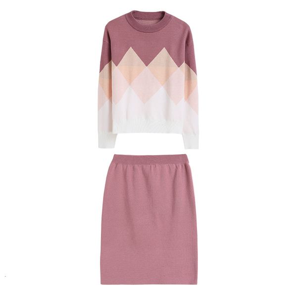 2021 new women's standard cut assemblies diamond neck full length sleeves knitted sweater elastic waist at knee height skirt h9to, Gray
2021 new women's standard cut assemblies diamond neck full length sleeves knitted sweater elastic waist at knee height skirt h9to, Gray