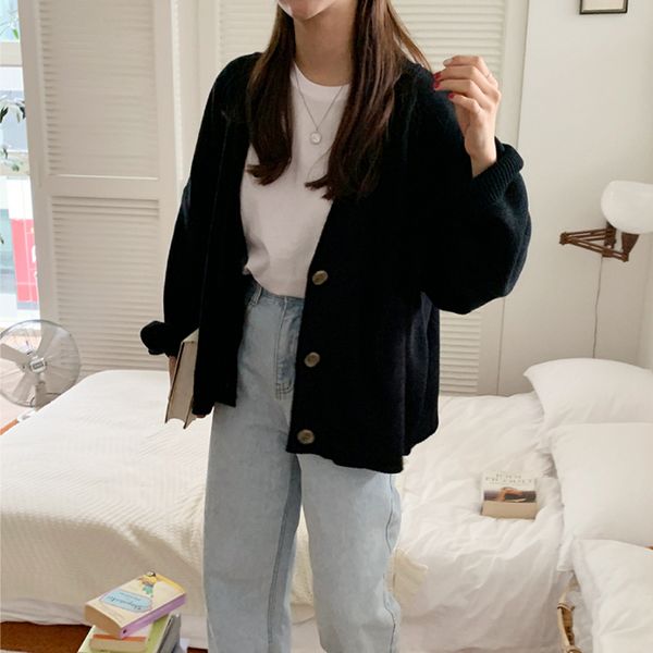colorfaith new autumn winter women's sweaters v-neck buttons cardigans oversize fashionable korean lady knitwears swc18190 201203, White;black
colorfaith new autumn winter women's sweaters v-neck buttons cardigans oversize fashionable korean lady knitwears swc18190 201203, White;black