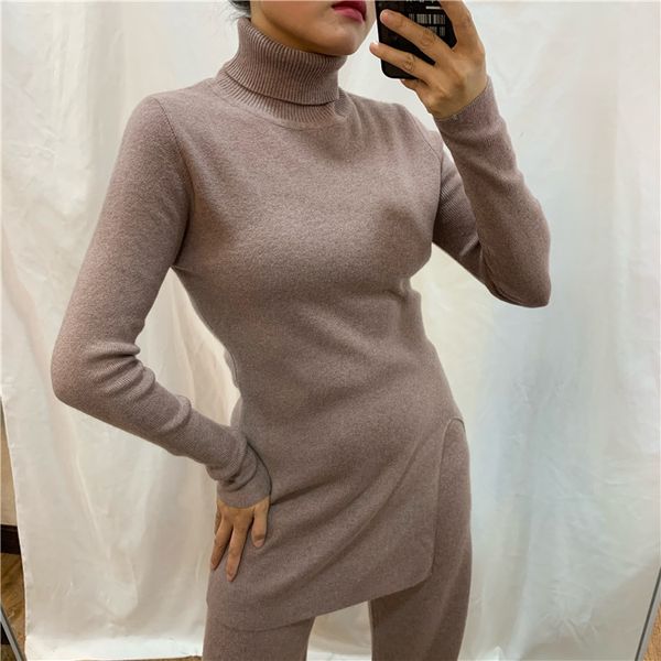 luxo, two pieces 45% 30% women's suits, turtleneck mink cashmere mesh + long legged wool pants, sets f2494, Gray
luxo, two pieces 45% 30% women's suits, turtleneck mink cashmere mesh + long legged wool pants, sets f2494, Gray